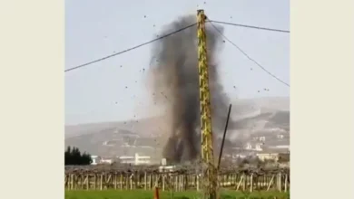 غارتان تستهدفان المبنى المهدد في قصرنبا