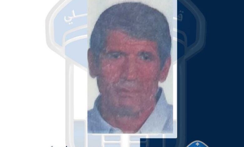 تعميم صورة رجل مسن توفي إثر حادث صدم، هل من يعرف عنه شيئًا؟