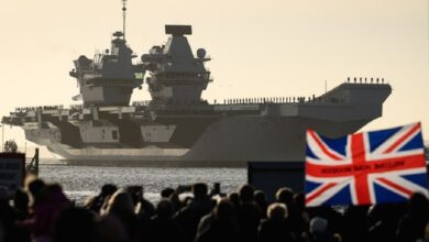 بريطانيا تستعد لنشر حاملة طائرات في الشرق الأوسط