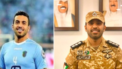 وفاة لاعب كرة القدم الكويتي فهد المجمد أثناء أداء واجبه العسكري