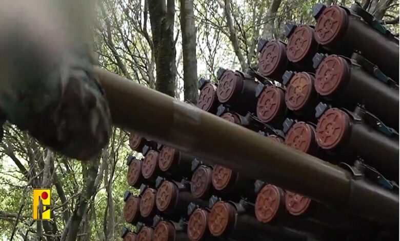 "الحزب" يتبنّى إطلاق الصــ . واريخ على إسرائيل