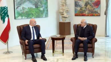 ميشال سليمان زار الرئيس عون: أؤيد مبادرة التفاوض المباشر مع إسرائيل
