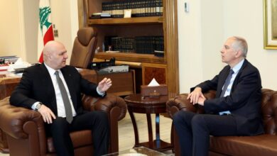 الرئيس عون يبحث مع ماغرو في الجهود الفرنسية لوقف الحرب