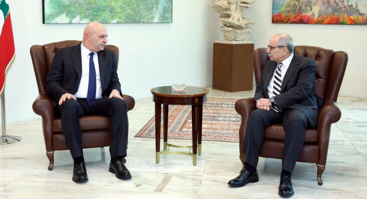 لقاء الرئيسين عون وسلام في بعبدا لبحث آخر التطورات لإيقاف الحرب