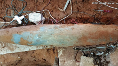 تفكيك قنبلة طيران غير منفجرة في حي السلم