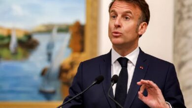 ماكرون: عودة الاستقرار إلى الشرق الأوسط مصلحة للكل