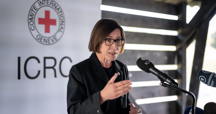 رئيسة اللجنة الدولية للصليب الأحمر: لا يجوز أن يستسلم العالم لثقافة تعطي الأولوية للموت