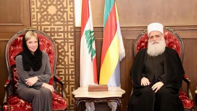 بلاسخارت بعد لقائها شيخ العقل: نحرص على خفض التوتر في المنطقة