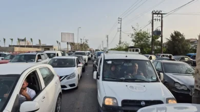 أرتال السيارات وصلت الى عدلون