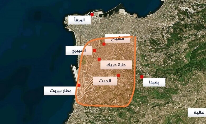 انذار عاجل إلى سكان الضاحية الجنوبية