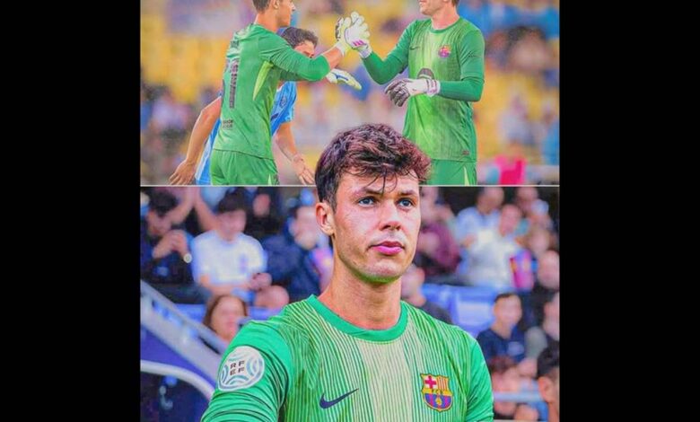 برشلونة يدرس تصعيد حارس لا ماسيا للموسم المقبل