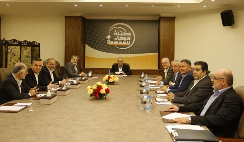 "الوفاء للمقاومة": العقوبات الأميركية هي أشبه باعتداء يتطلب موقفًا واضحًا من السُّلطة