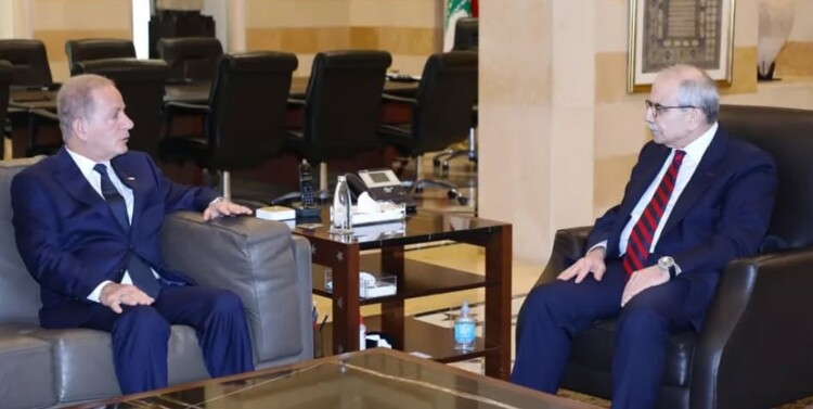 سلام استقبل عيسى: ضرورة الضغط على إسرائيل لوقف الاعتداءات لتثبيت وقف إطلاق النار