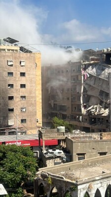 حصيلة أولية عن غارة الضاحية الجنوبية غير رسمية، استناداً إلى مصادر طبية وفرق الإسعاف