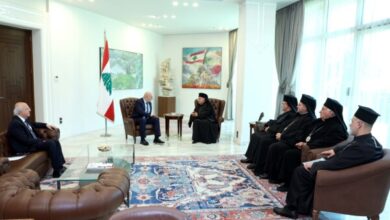 عون: للاستفادة من الفرصة المتاحة لوقف التصعيد في لبنان والعمل على تثبيت وقف اطلاق النار