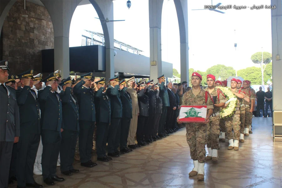 الجيش يشيع العميد صبره والجندي غزال